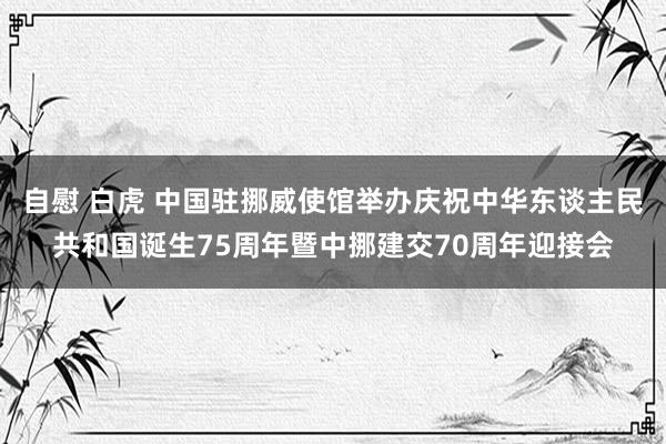 自慰 白虎 中国驻挪威使馆举办庆祝中华东谈主民共和国诞生75周年暨中挪建交70周年迎接会