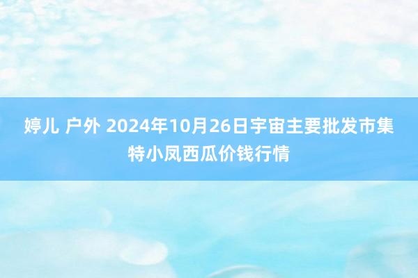 婷儿 户外 2024年10月26日宇宙主要批发市集特小凤西瓜价钱行情